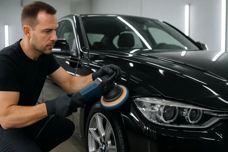 Polissage et lustrage professionnels : brillance miroir, suppression des micro-rayures et restauration esthétique de la carrosserie près de Genève en Suisse
